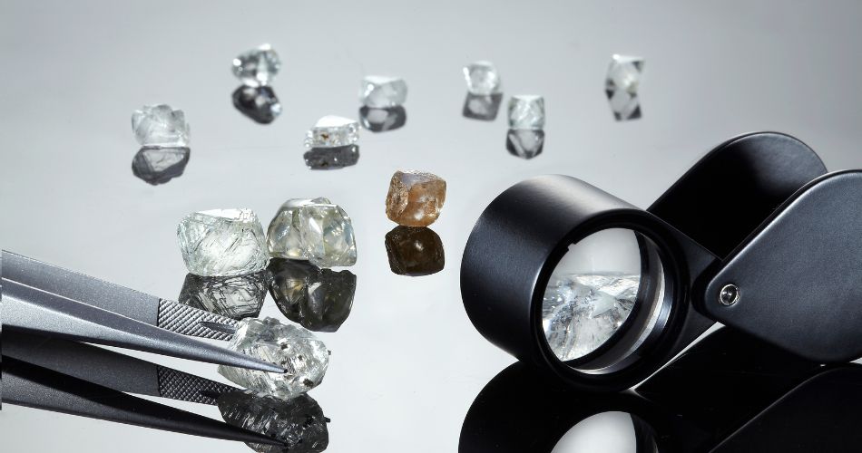 rough gem diamonds